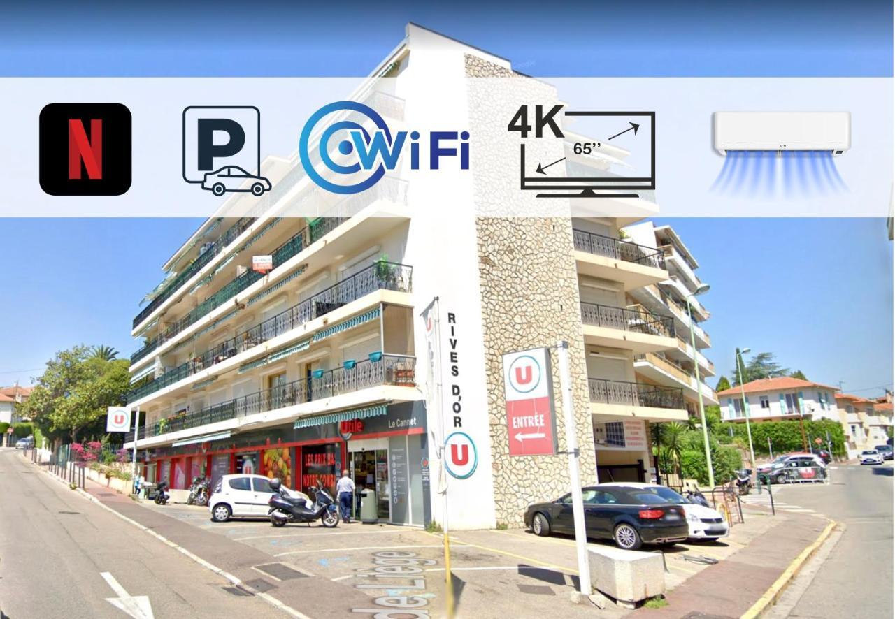 Magnifique Appartement Le Cannet,Cannes, Parking, Wifi エクステリア 写真